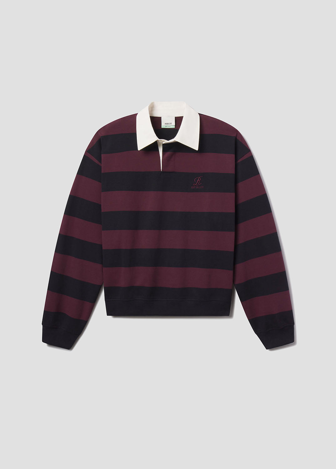 Rugby in Black / Burgundy