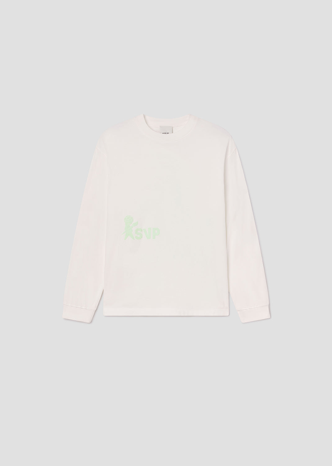 Glo Long Sleeve Mock Neck Man in Soft White