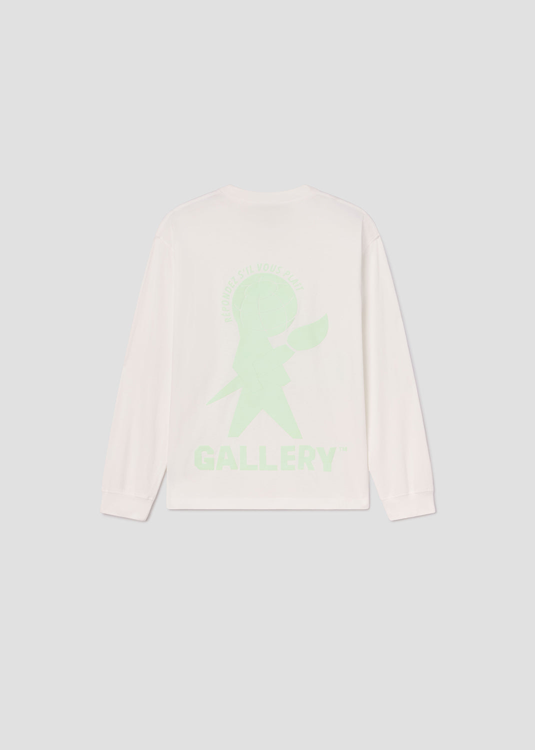 Glo Long Sleeve Mock Neck Man in Soft White