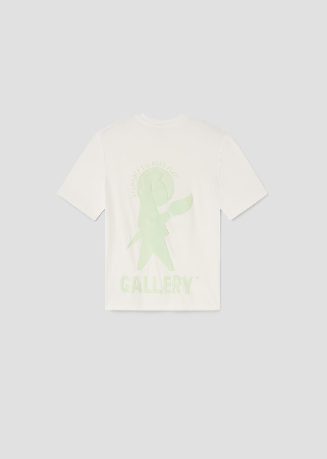 Glo Short Sleeve Mock Neck Man in Soft White
