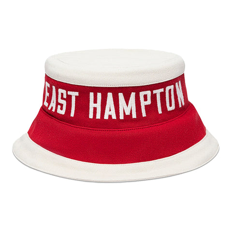 Rhude SS24 - East Hampton Bucket Hat, Red/Cream