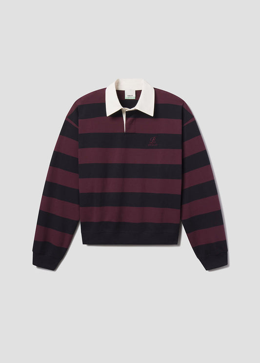 RSVP / AGOLDE Rugby in Black / Burgundy