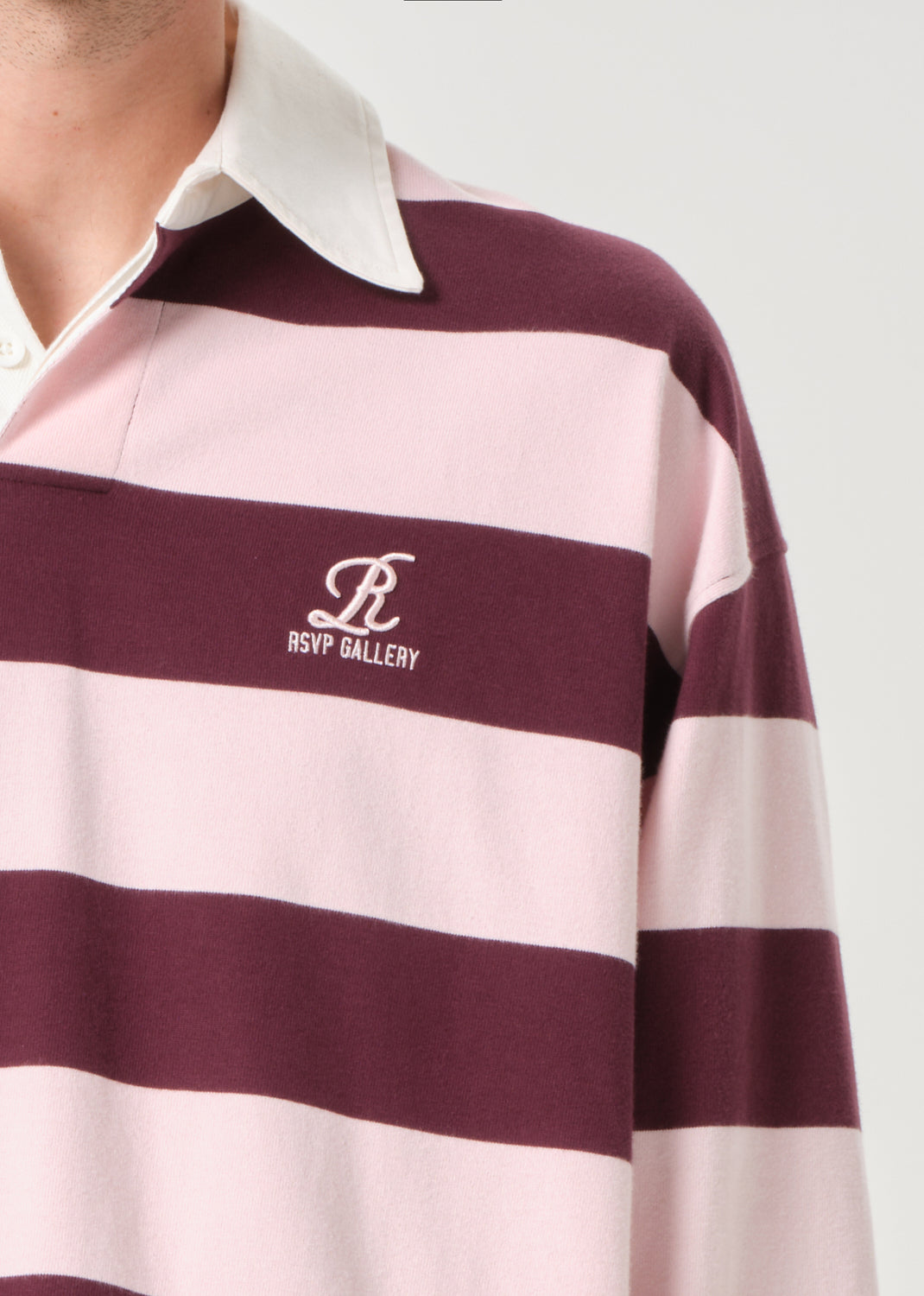 RSVP / AGOLDE Rugby in Pink / Burgundy