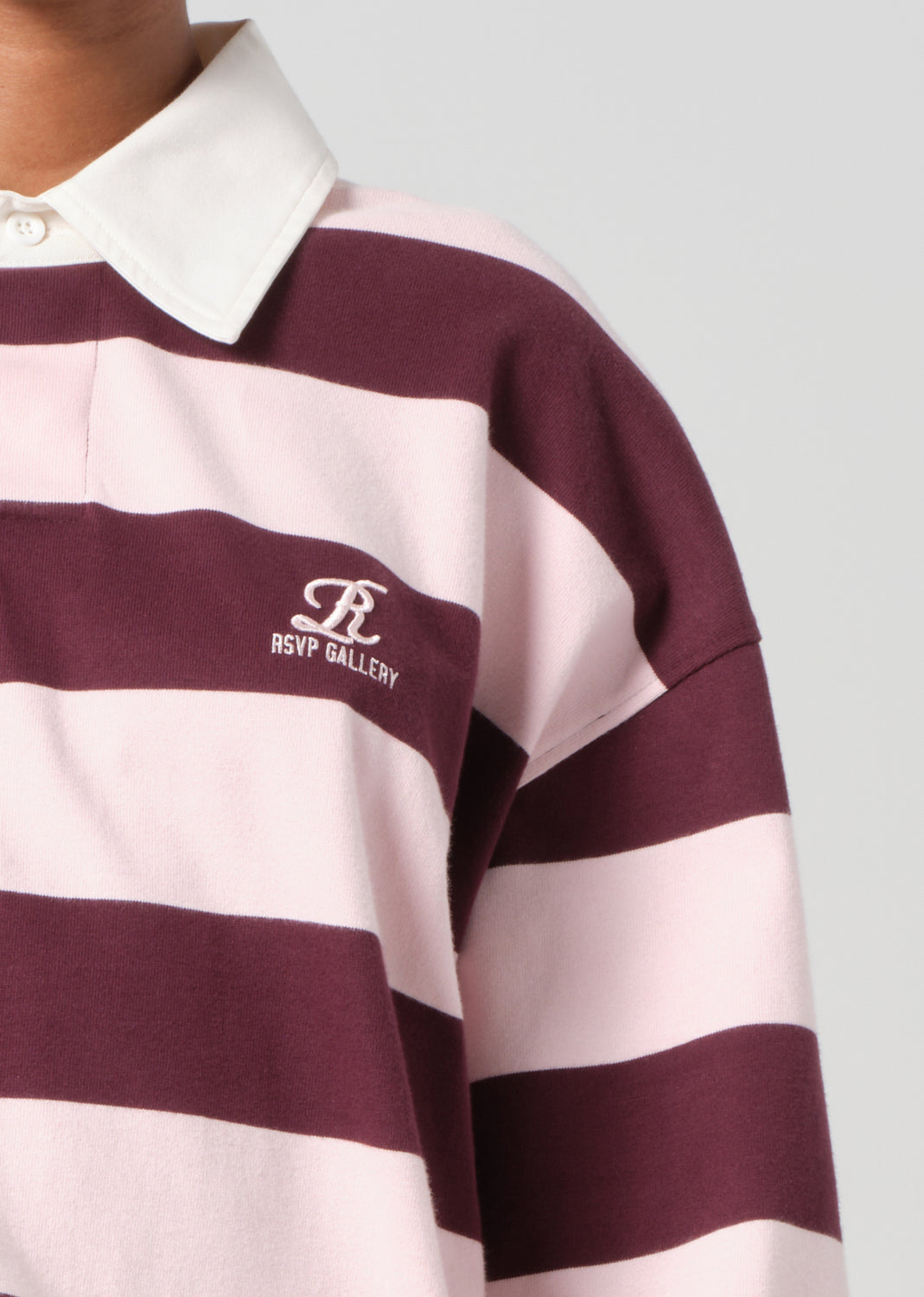 RSVP / AGOLDE Rugby in Pink / Burgundy