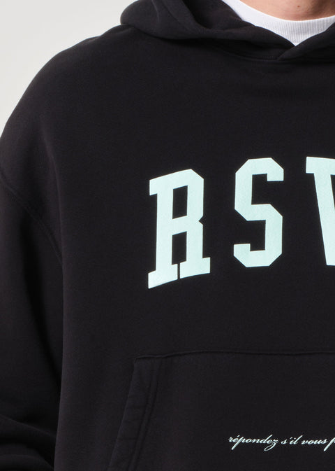 RSVP / AGOLDE Easton Hoodie Logo in Black / Mint