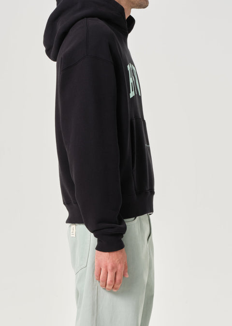 RSVP / AGOLDE Easton Hoodie Logo in Black / Mint