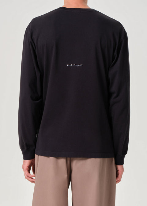 RSVP / AGOLDE Long Sleeve Mock Neck Astro in Black