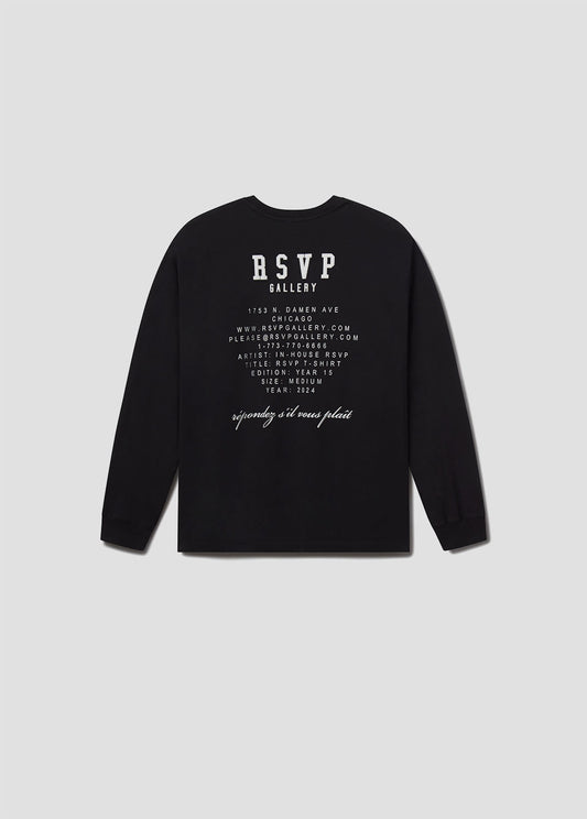 RSVP / AGOLDE Gallery L/S Tee in Black / White