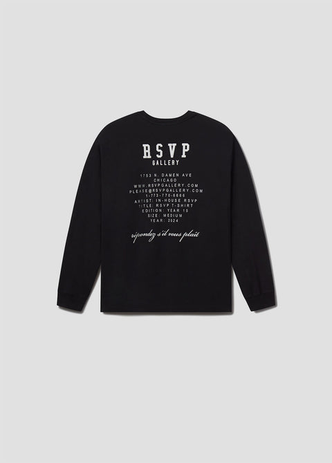 RSVP / AGOLDE Long Sleeve Mock Neck in Black / White