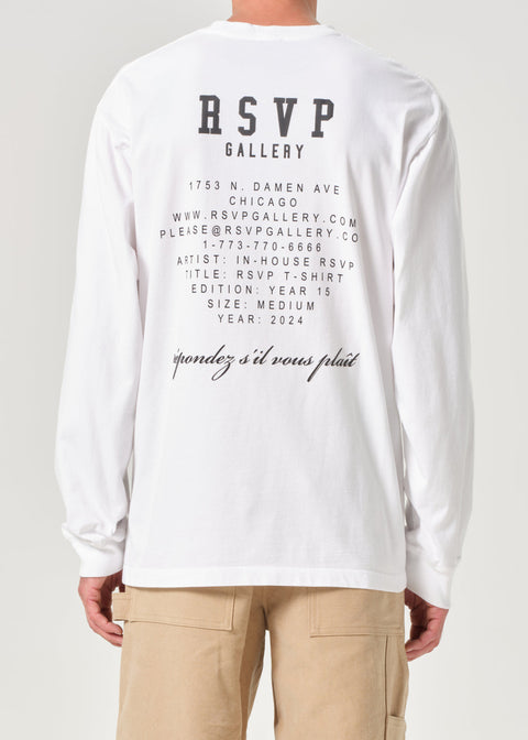 RSVP / AGOLDE Long Sleeve Mock Neck in White / Black