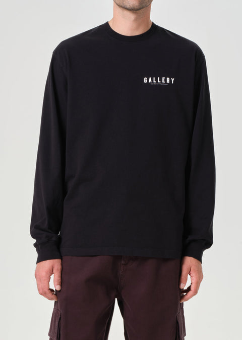 RSVP / AGOLDE Long Sleeve Mock Neck in Black / White