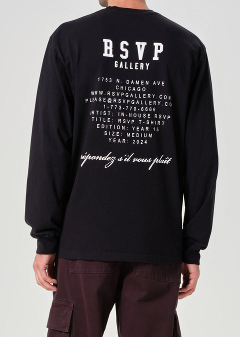 RSVP / AGOLDE Long Sleeve Mock Neck in Black / White