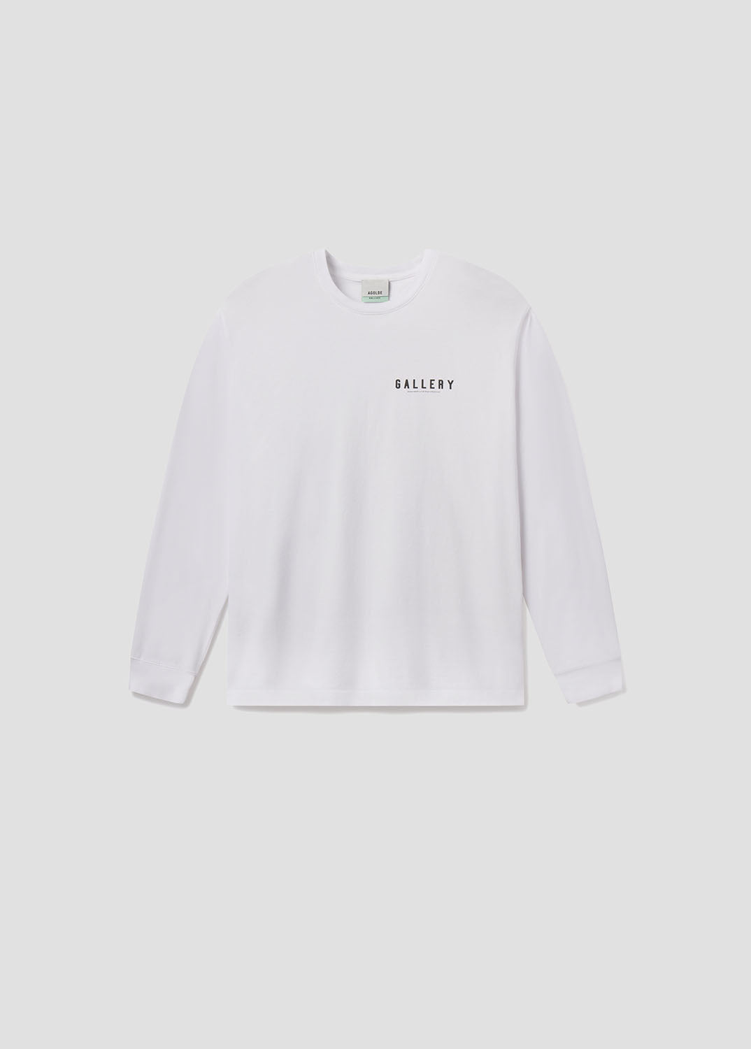 RSVP / AGOLDE Gallery L/S Tee in White / Black