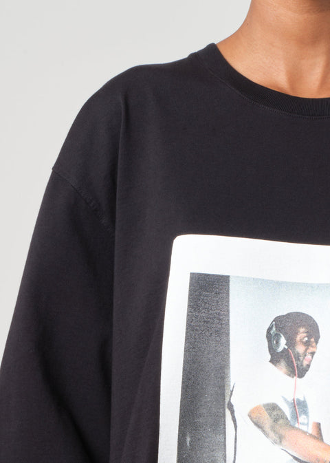 RSVP / AGOLDE Long Sleeve Mock Neck Virgil in Black