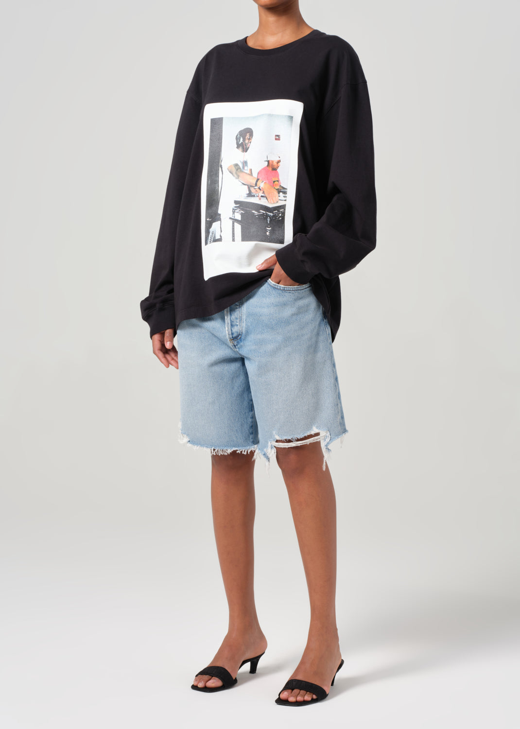RSVP / AGOLDE Virgil L/S Tee in Black
