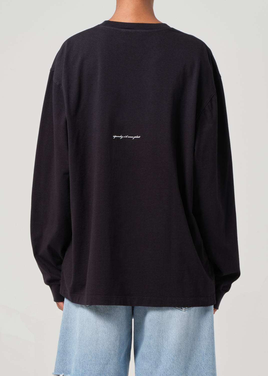RSVP / AGOLDE Virgil L/S Tee in Black