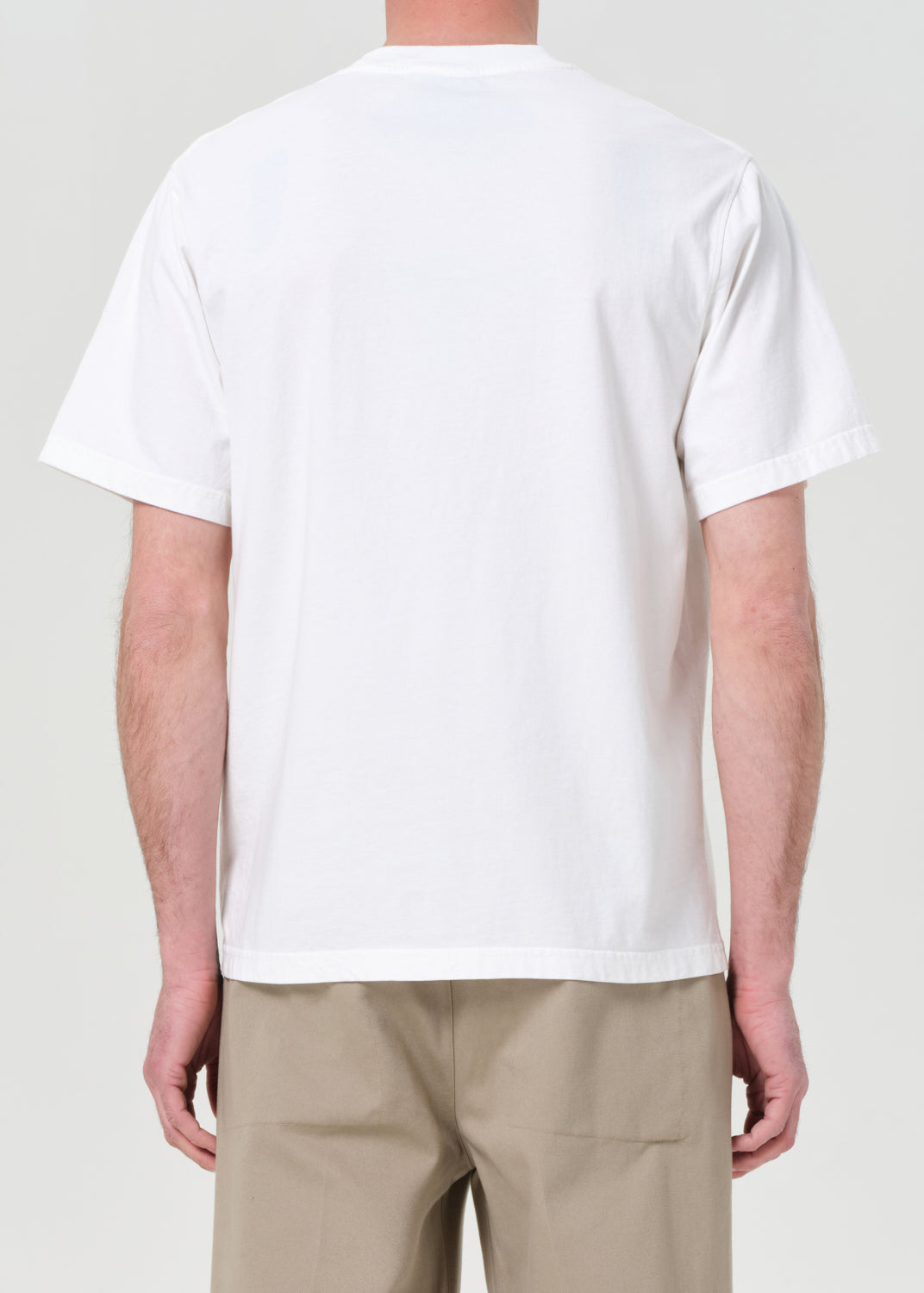 RSVP/AGOLDE Short Sleeve Mock Neck Gallery in Soft White
