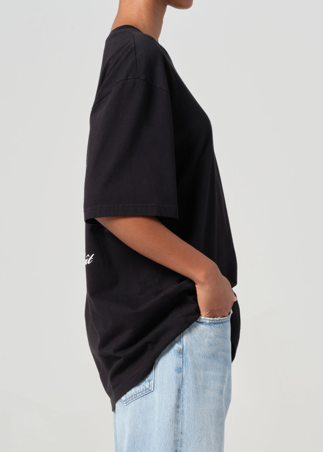 RSVP / AGOLDE Gallery S/S Tee in Black / White