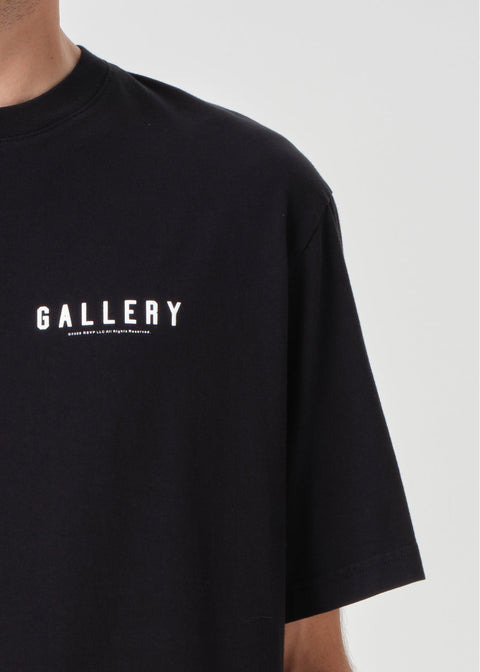 RSVP / AGOLDE Short Sleeve Mock Neck in Black / White