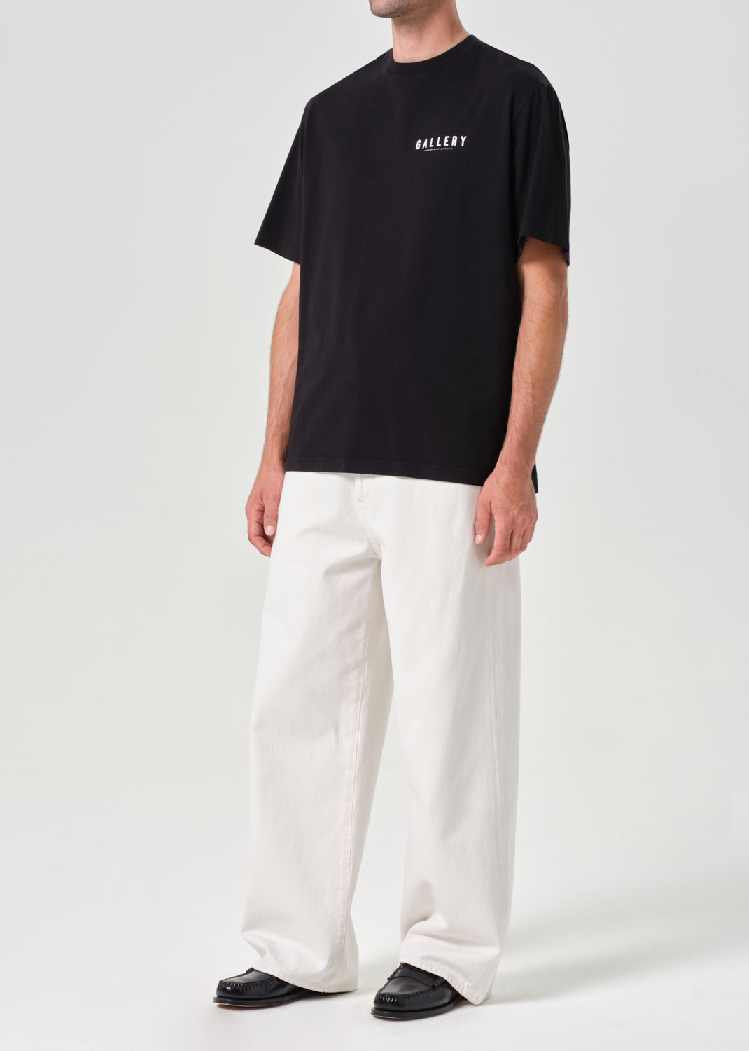 RSVP / AGOLDE Gallery S/S Tee in Black / White
