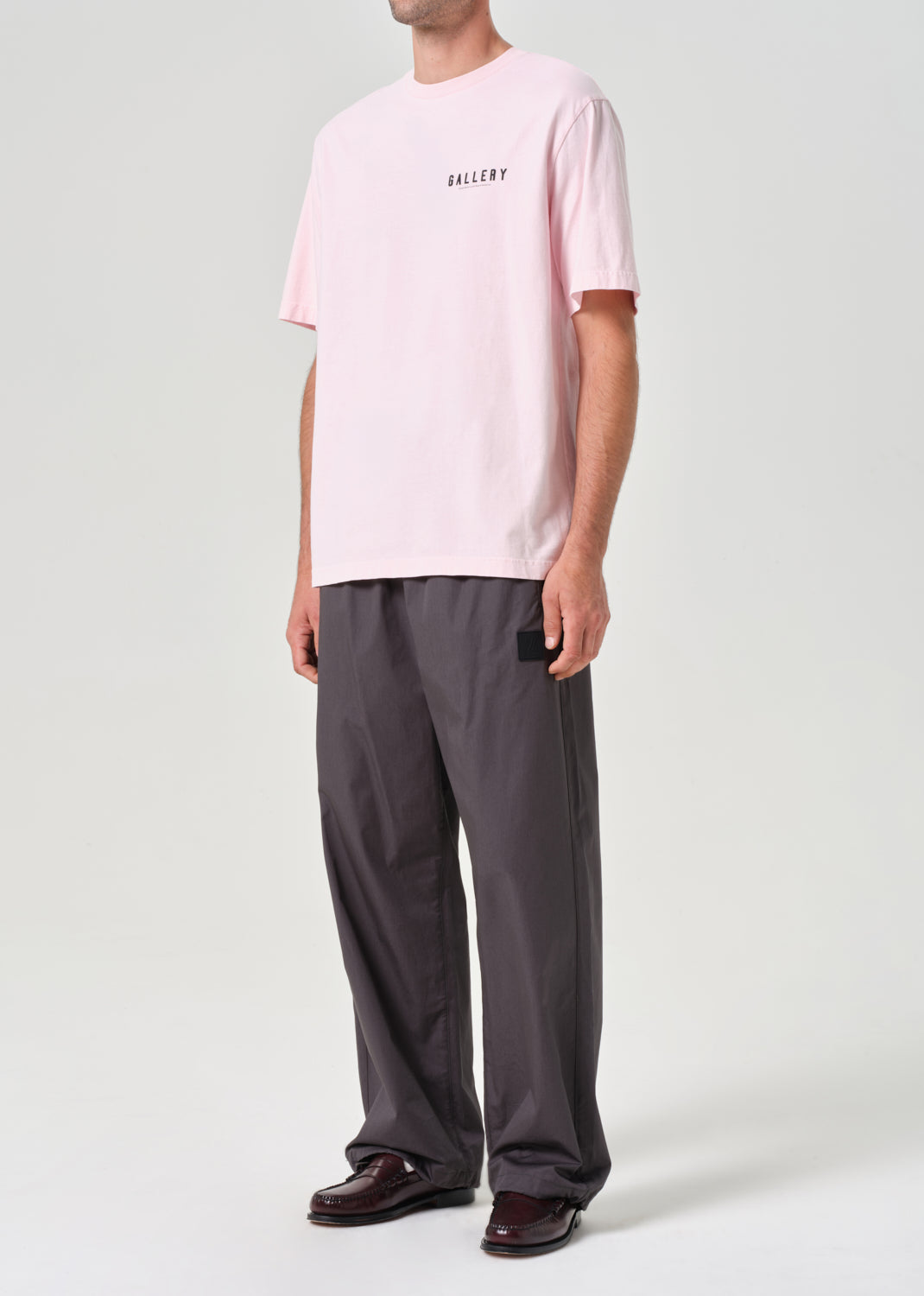 RSVP / AGOLDE Gallery S/S Tee in Pink / Black