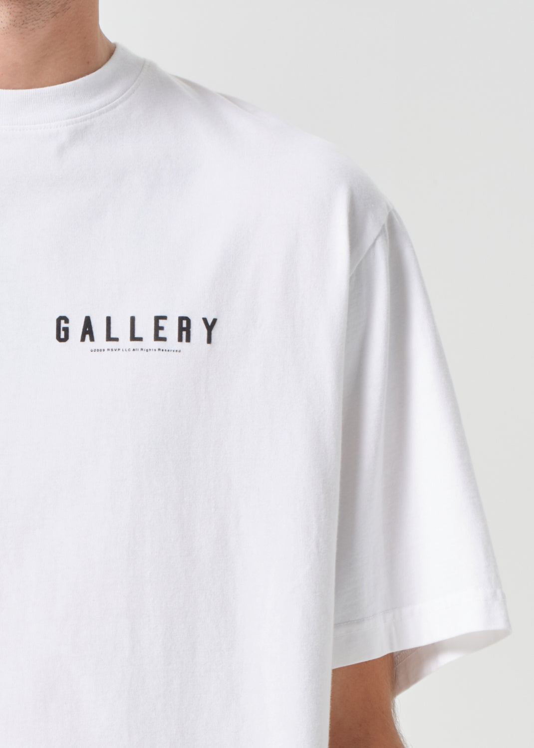 RSVP / AGOLDE Gallery S/S Tee in White / Black