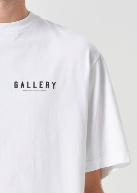 RSVP / AGOLDE Short Sleeve Mock Neck in White / Black