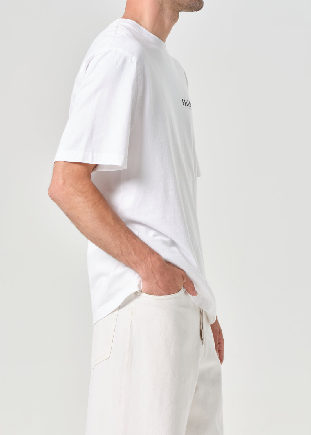 RSVP / AGOLDE Gallery S/S Tee in White / Black