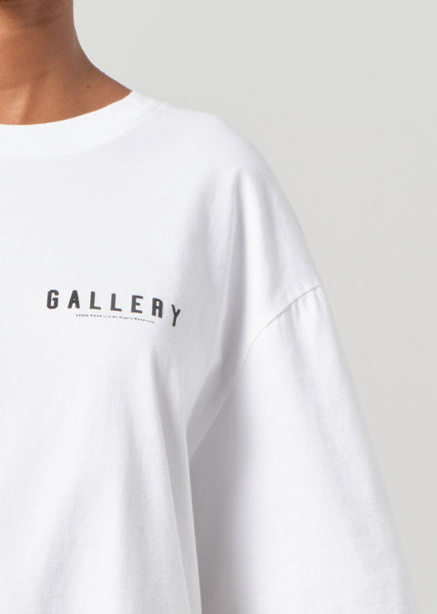 RSVP / AGOLDE Short Sleeve Mock Neck in White / Black