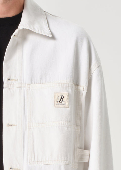 RSVP / AGOLDE Erving Shirt Jacket in Chalk White