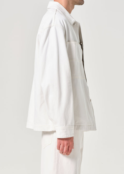 RSVP / AGOLDE Erving Shirt Jacket in Chalk White