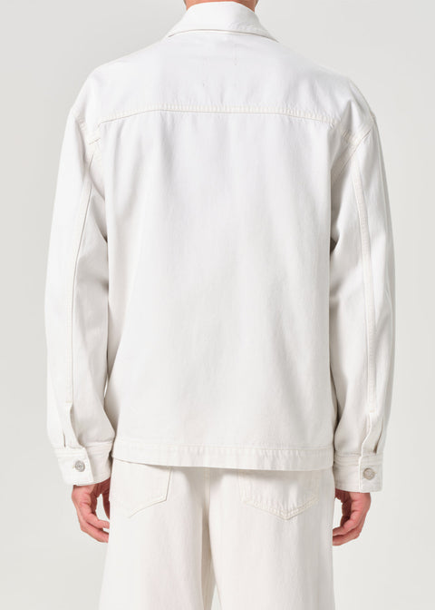 RSVP / AGOLDE Erving Shirt Jacket in Chalk White