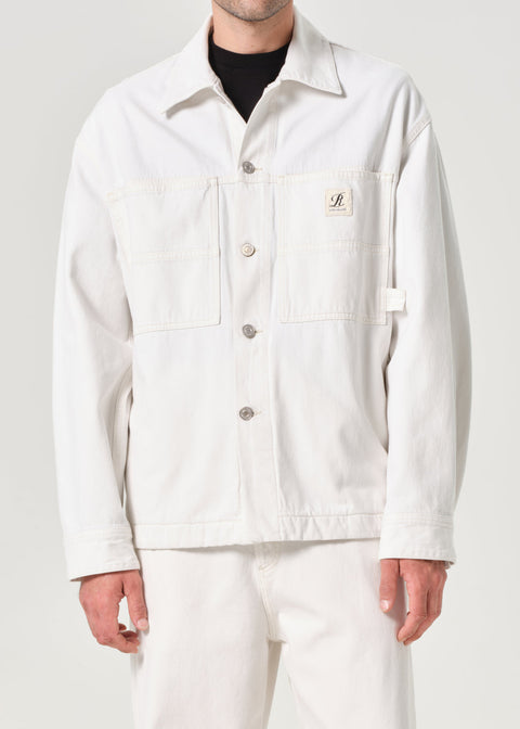 RSVP / AGOLDE Erving Shirt Jacket in Chalk White