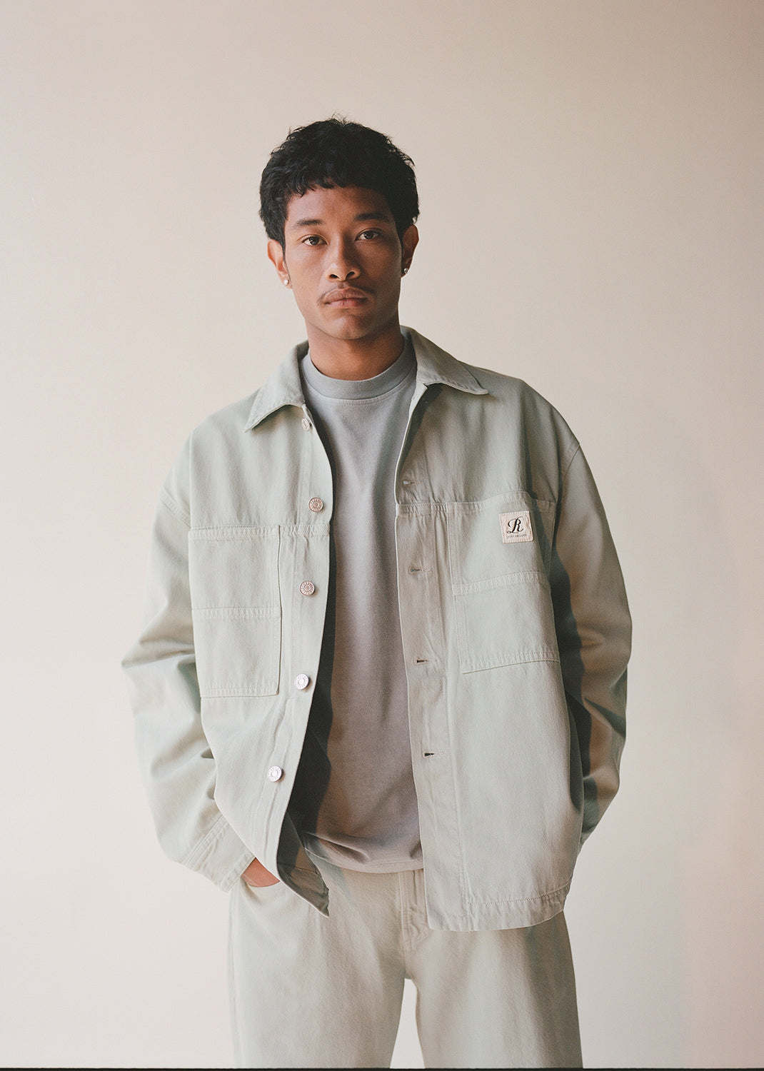 RSVP / AGOLDE Erving Shirt Jacket in Mint