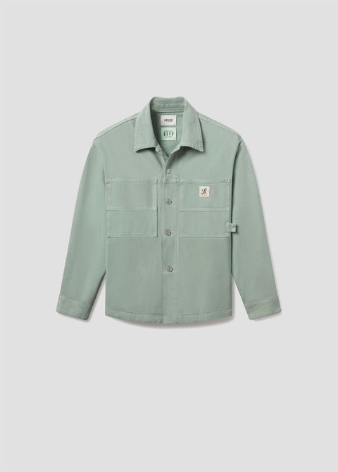 RSVP / AGOLDE Erving Shirt Jacket in Mint