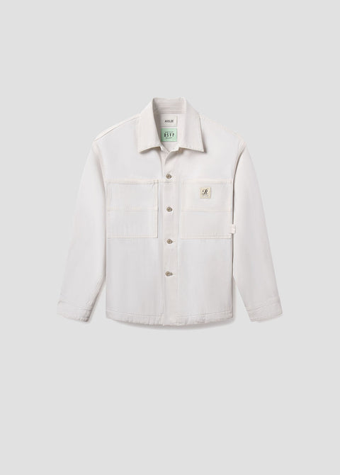 RSVP / AGOLDE Erving Shirt Jacket in Chalk White