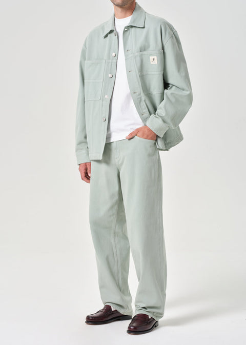 RSVP / AGOLDE Erving Shirt Jacket in Mint