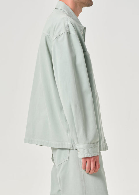 RSVP / AGOLDE Erving Shirt Jacket in Mint