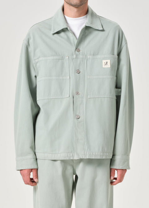 RSVP / AGOLDE Erving Shirt Jacket in Mint