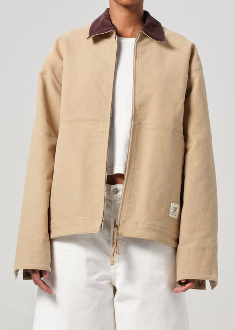 RSVP / AGOLDE District Work Jacket in Khaki