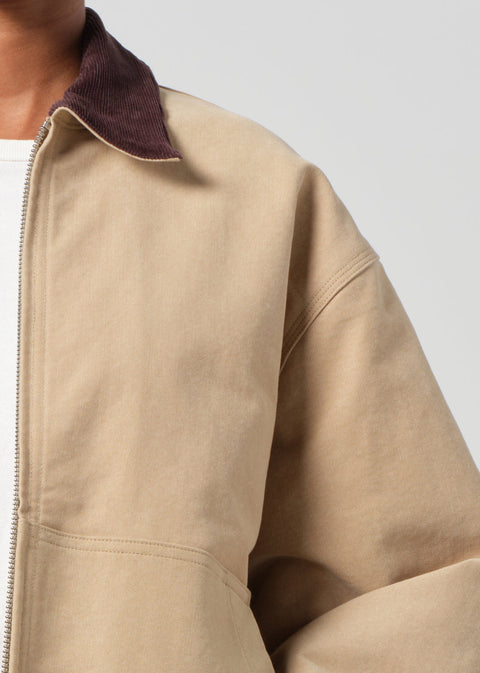 RSVP / AGOLDE District Work Jacket in Khaki