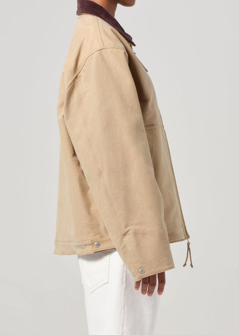 RSVP / AGOLDE District Work Jacket in Khaki