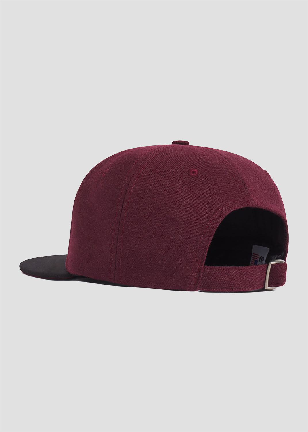 RSVP / AGOLDE Stacked Logo Hat in Maroon