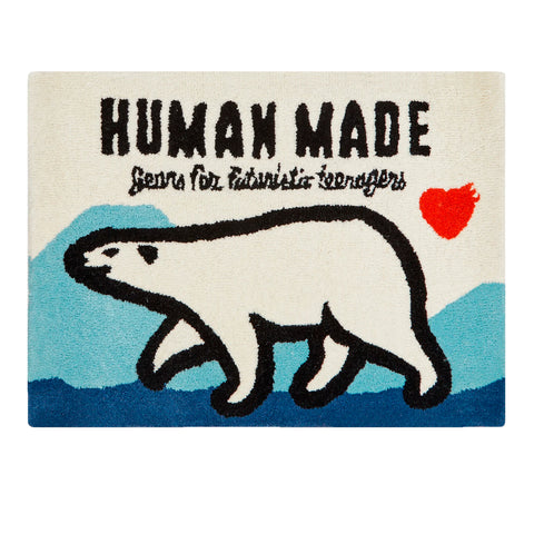 Human Made SS23 - Polar Bear Rug, Blue