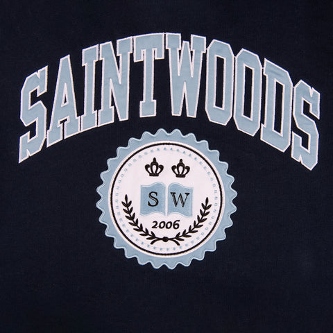 Saintwoods FW23 - University Hoodie, Navy