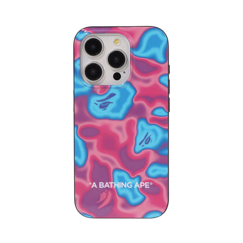 Bape SS24 - Liquid Camo iPhone 15 Pro Case, Pink