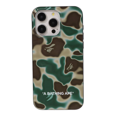 Bape SS24 - Liquid Camo iPhone 15 Pro Max Case, Olive