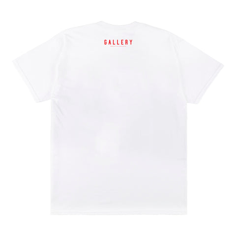 RSVP Gallery Heart Tee, White/Red