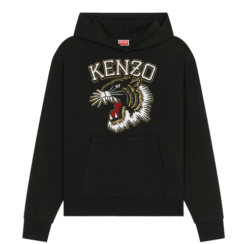 Kenzo SS24 - Tiger Varsity Slim Hoodie, Black