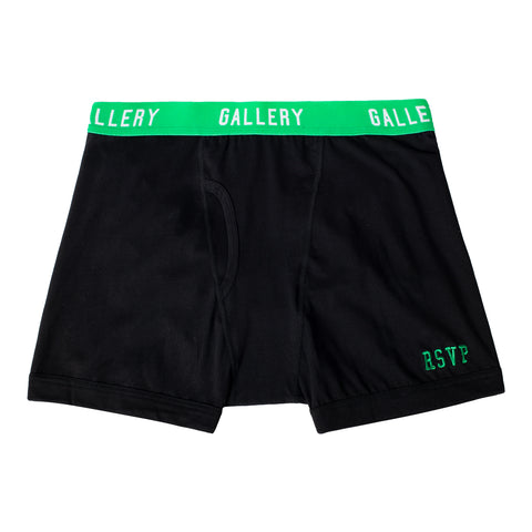 RSVP Gallery Boxer Briefs, Black/Green
